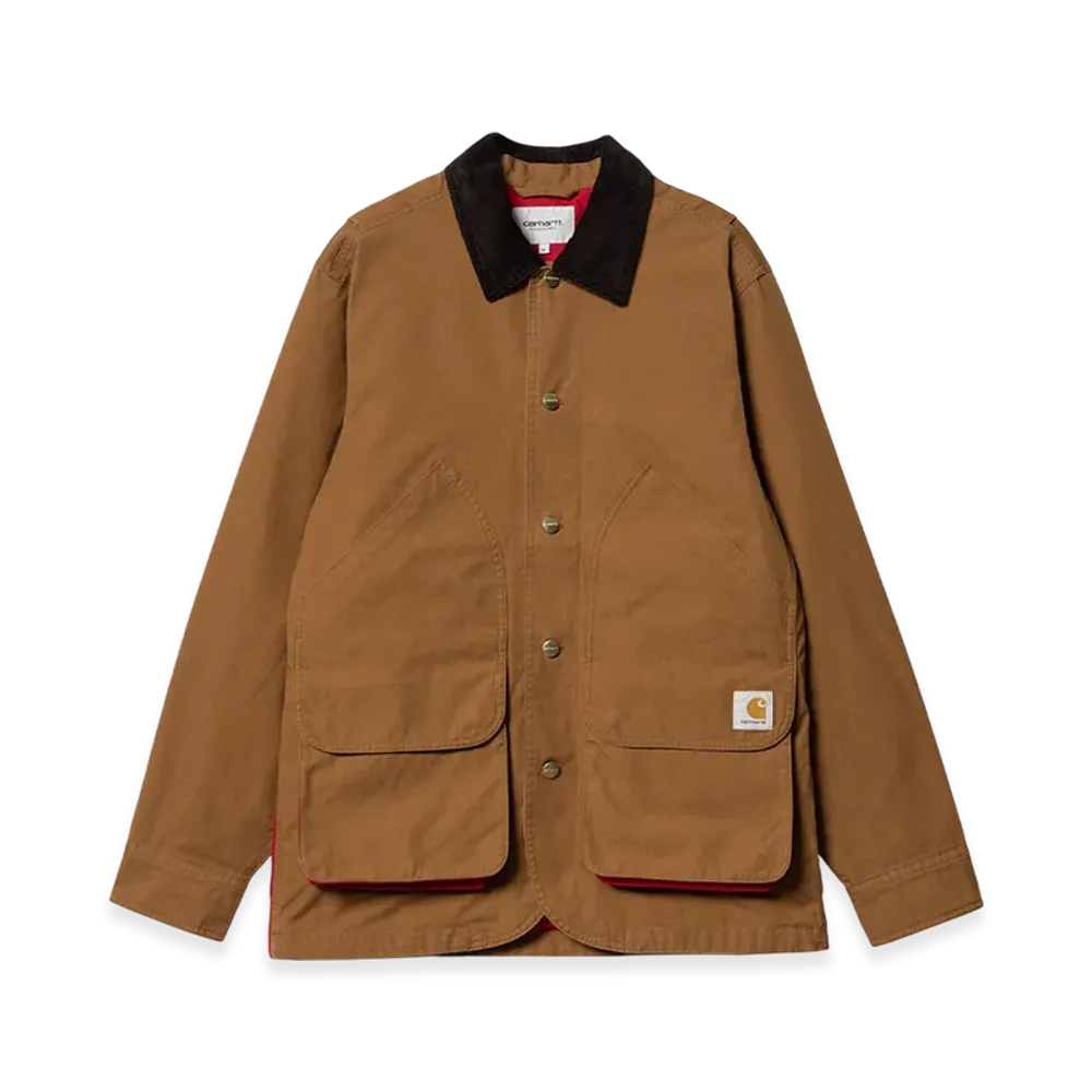 Carhartt WIP Heston Jacket "Hamilton Brown/Cherry"