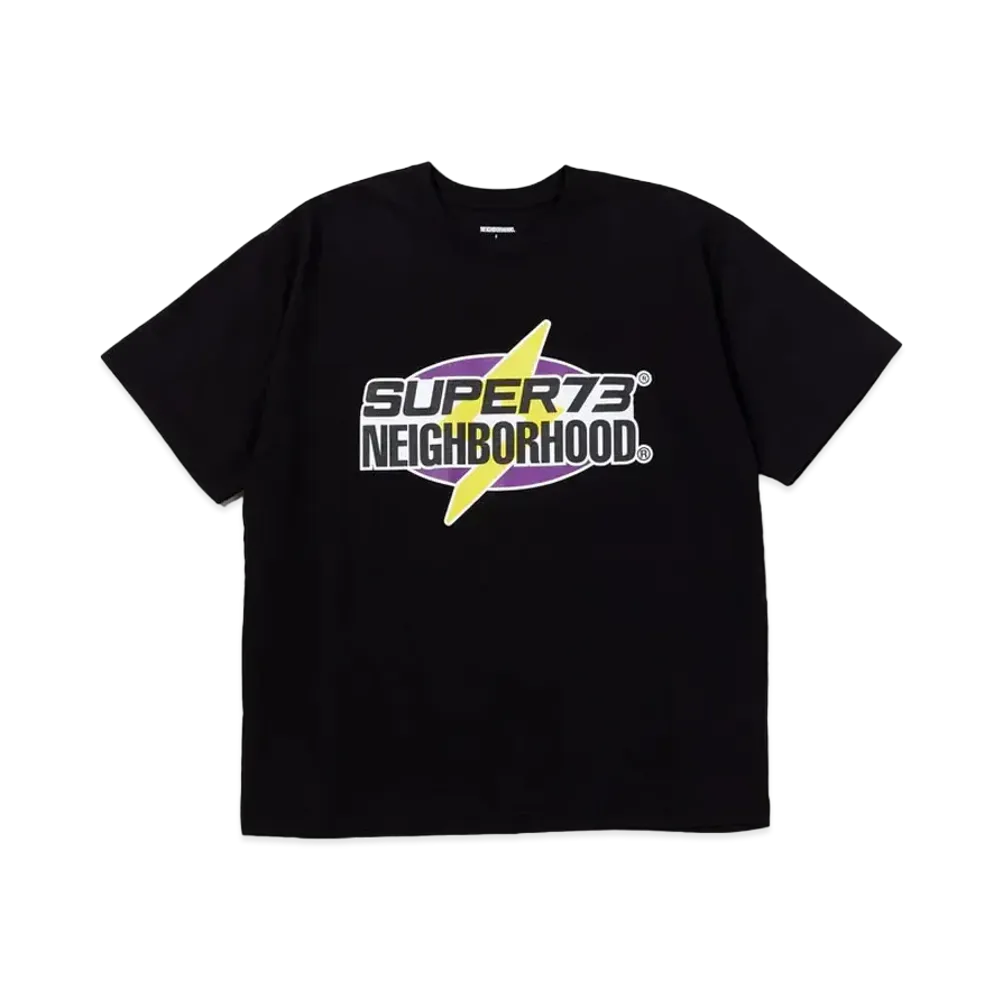 NEIGHBORHOOD x SUPER73 . Tee SS "Black"
