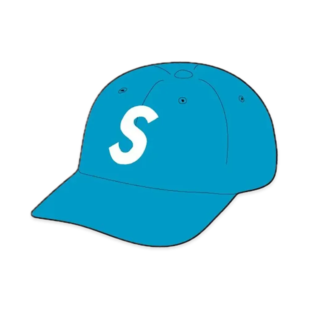 Supreme Pigment Coated S Logo 6-Panel "Blue"