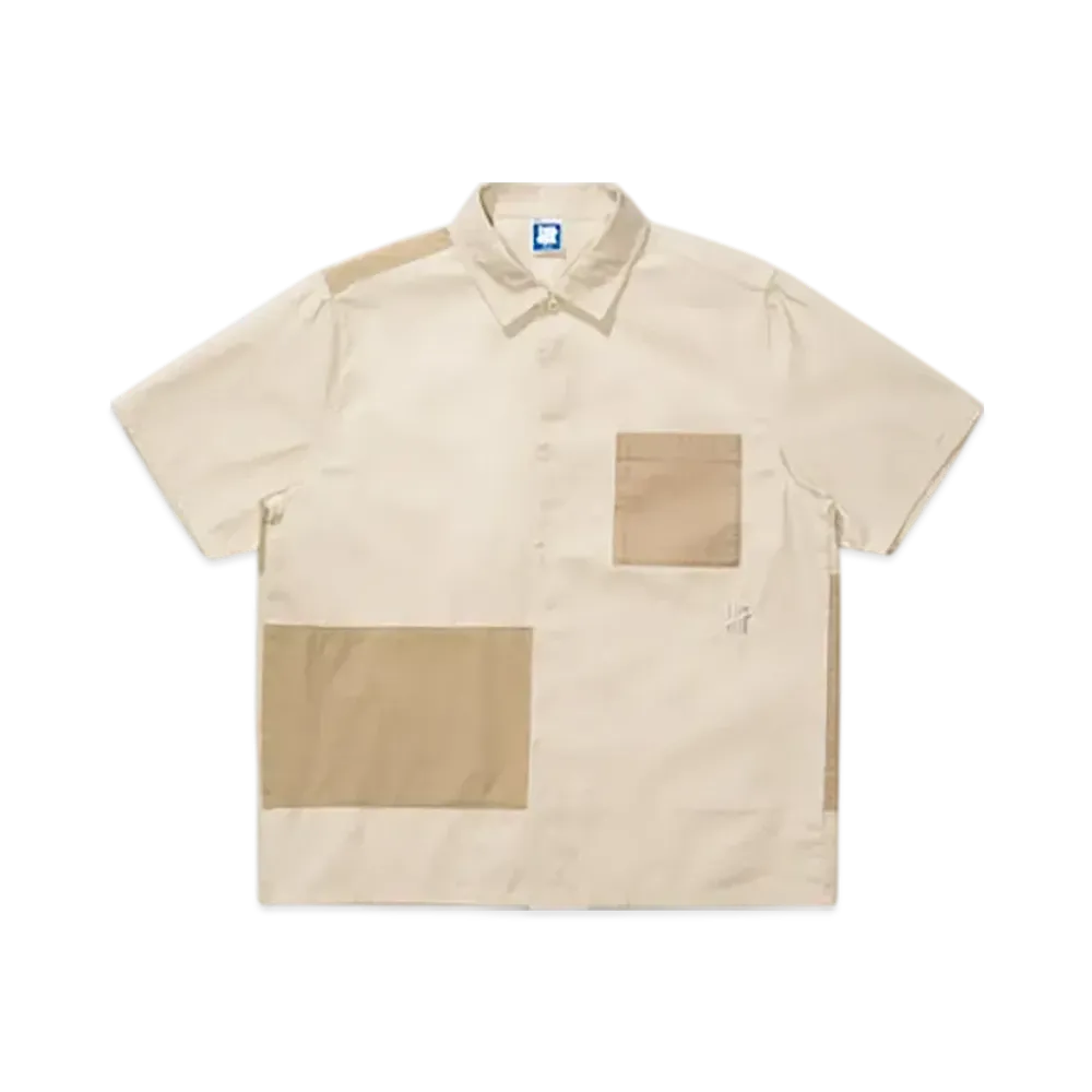 UNDEFEATED Patchwork S/S Shirt "Tan"