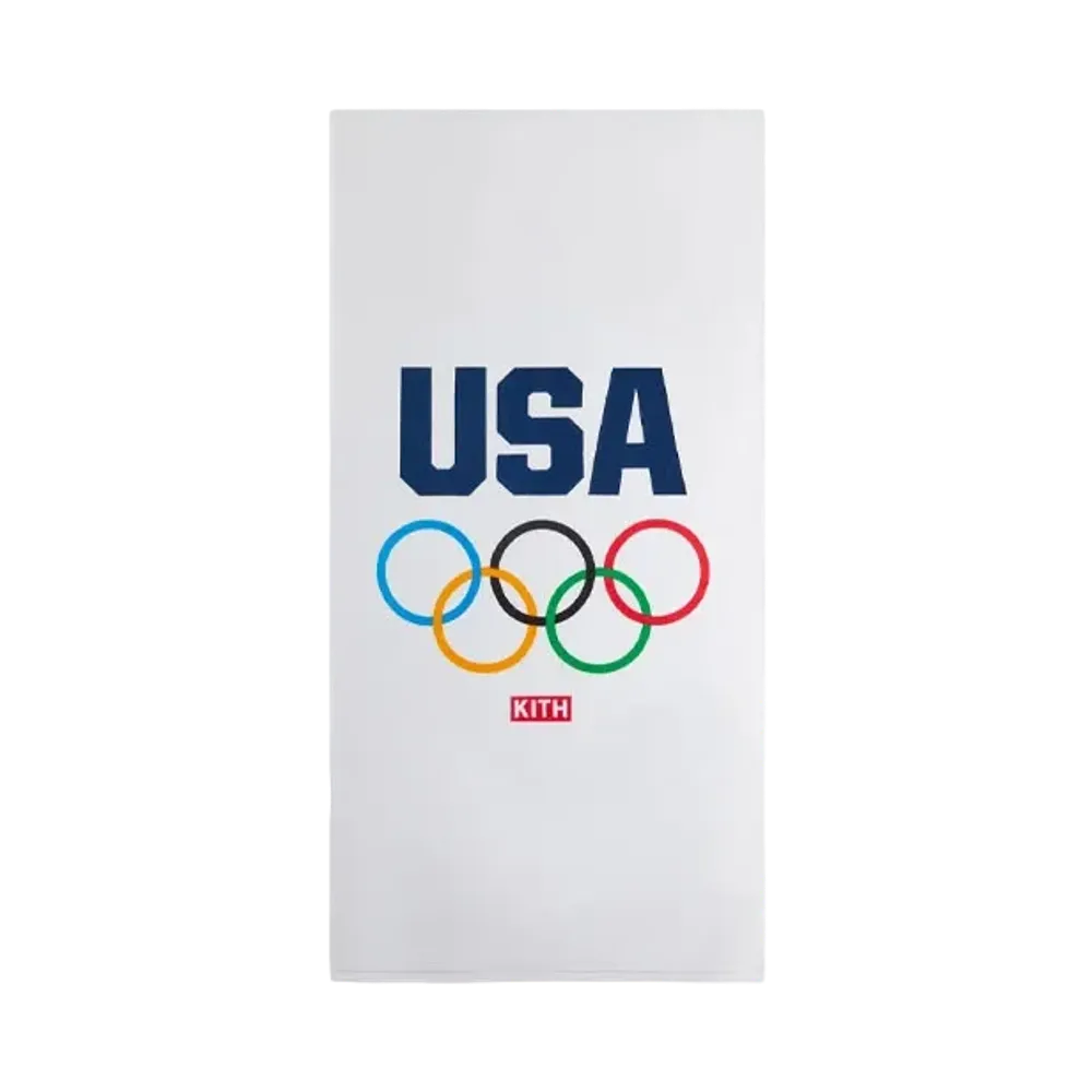 Kith x Team USA Beach Towel "White"