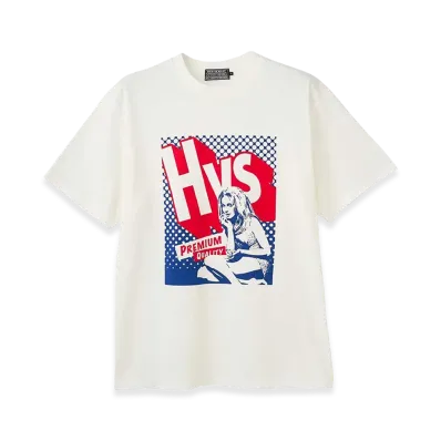 HYSTERIC GLAMOUR HYS SURF PREMIUM QUALITY S/S Tee "White"
