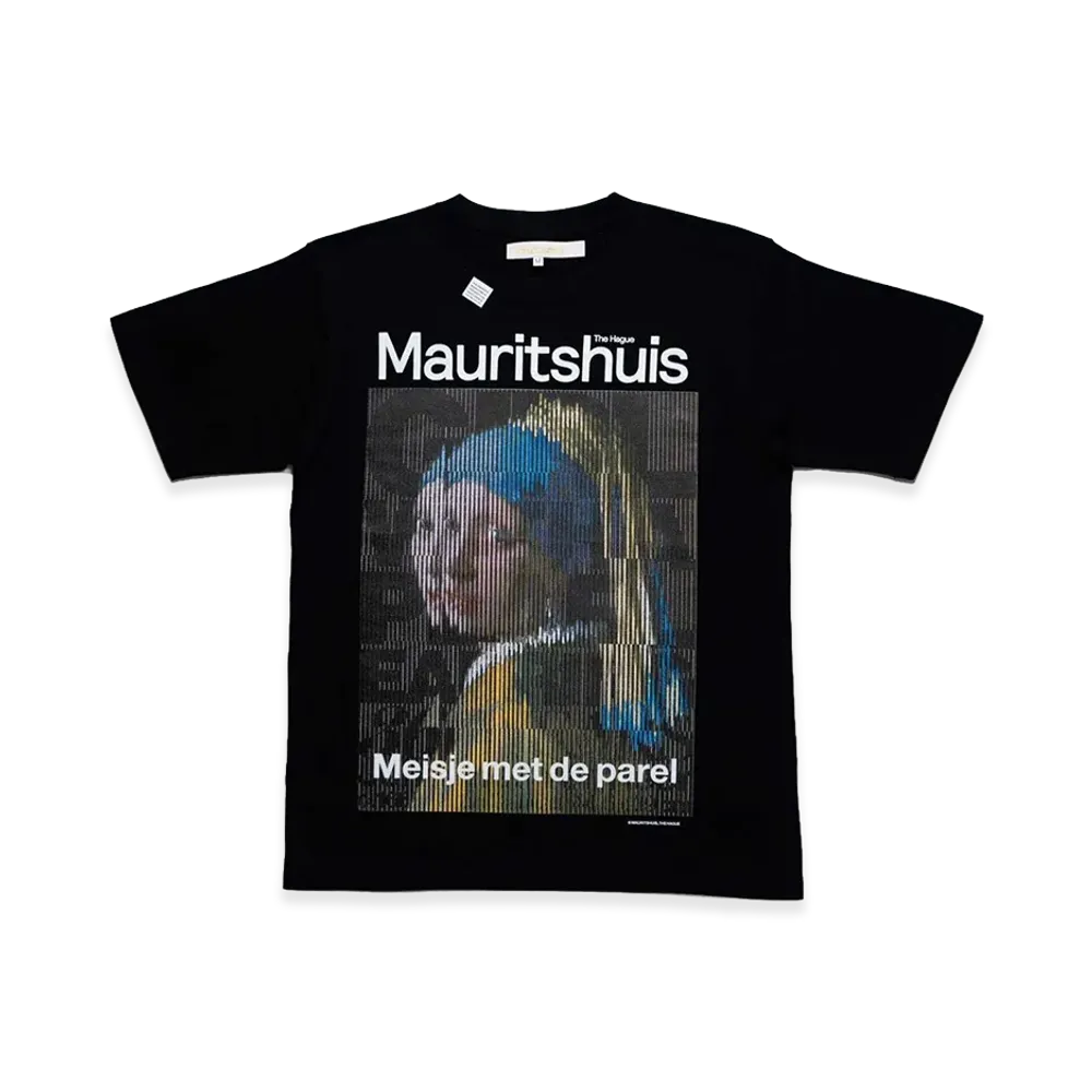 COMME des GARCONS Osaka x Mauritshuis x Tags Wkgpty Productions x Kosuke Kawamura Girl With a Pearl Earring SP Tee "Black"
