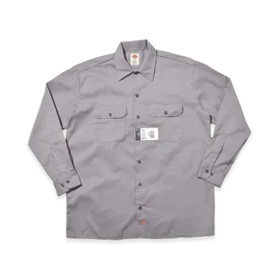 Dickies Longsleeve Work Shirt "Silver Gray"