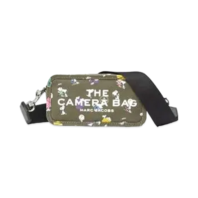 Marc Jacobs Peanuts X Marc Jacobs The Camera Bag "Dark Green Multi"
