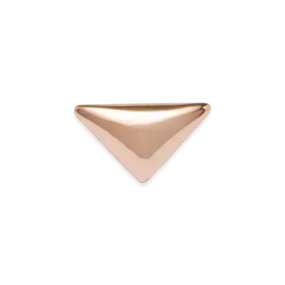 PRADA Eternal Gold Nano Triangle Mono Earring in Pink Gold