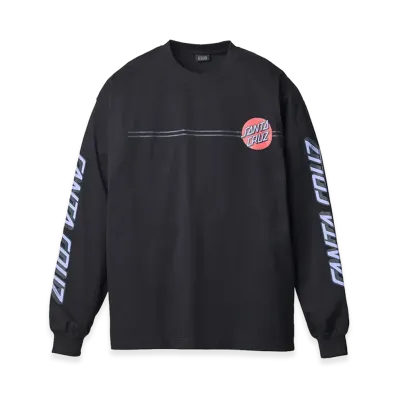 SEDAN ALL-PURPOSE Santa Cruz Classic Dot L/S Tee "Black"