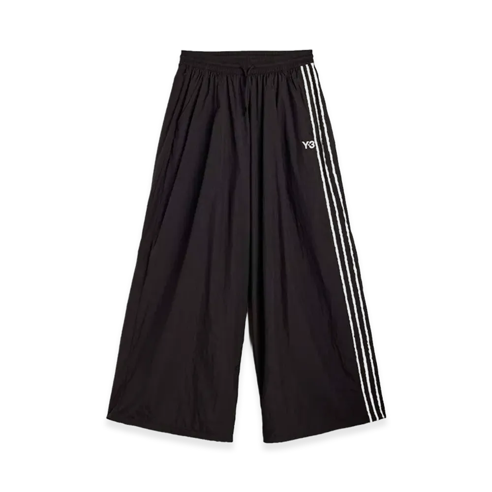 Y-3 Raw Edge 3 Stripes Wide Pants "Black"