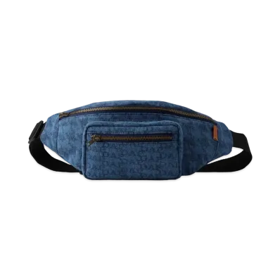 GAP DAP Logo Denim Waist Bag (Unisex) "Light Indigo"