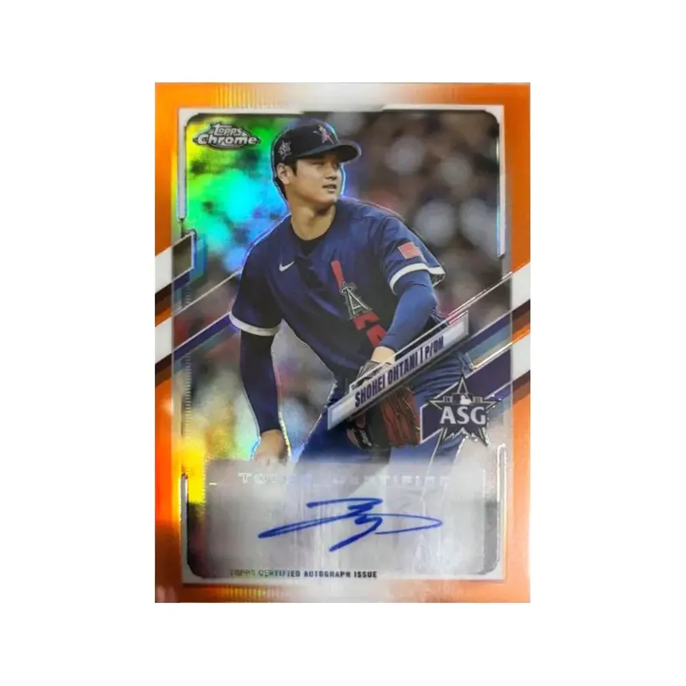 大谷翔平 直筆サイン入り [/25 ASGA-SO](2021 トップス クローム オールスターゲーム)