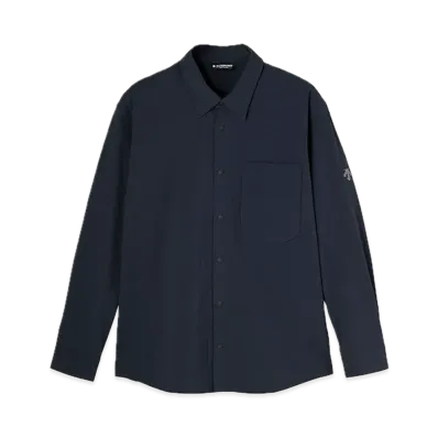 DESCENTE ALLTERRAIN Cordura Long Sleeve Tech Shirt "Graphite Navy"
