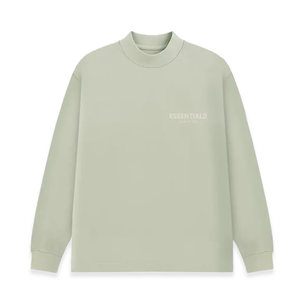 FEAR OF GOD ESSENTIALS Point Logo L/S T-Shirt "Seafoam"