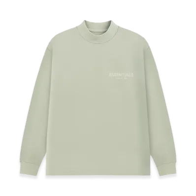 FEAR OF GOD ESSENTIALS Point Logo L/S T-Shirt "Seafoam"