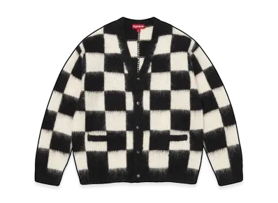 Supreme Checkerboard Cardigan "Black"