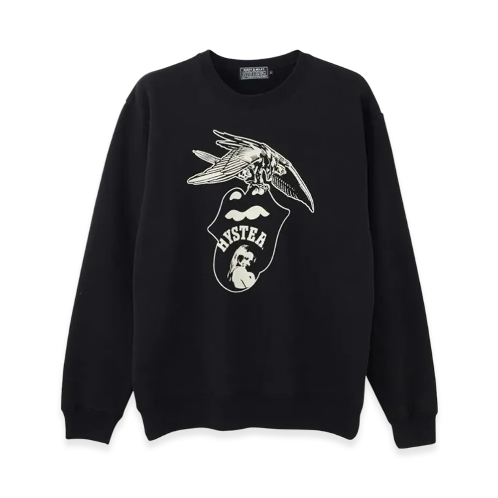 HYSTERIC GLAMOUR x The Rolling Stones 1975 Sweat Top "Black"