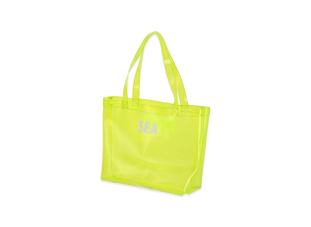 WIND AND SEA x BRIEFING GOLF Sea Clear Bag "Neon Yellow"