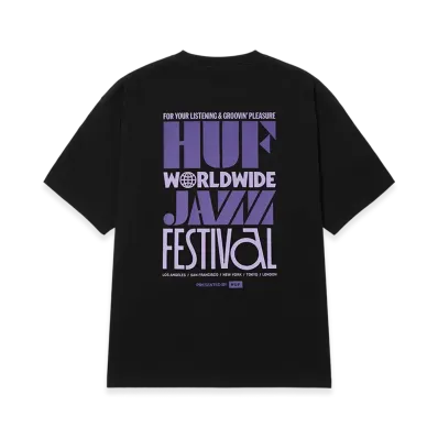 HUF World Jazz Festival Tee "Black"