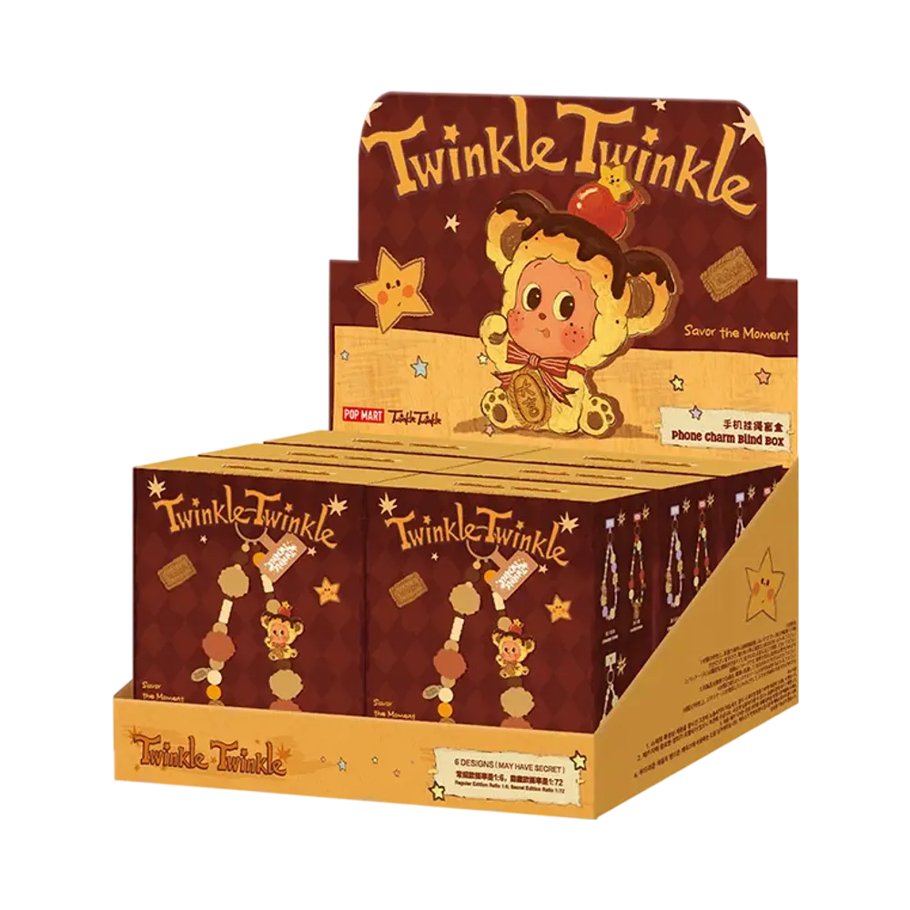 POP MART Twinkle Twinkle Savor the Moment Series-Phone Charm Blind Box [Assortment Box]