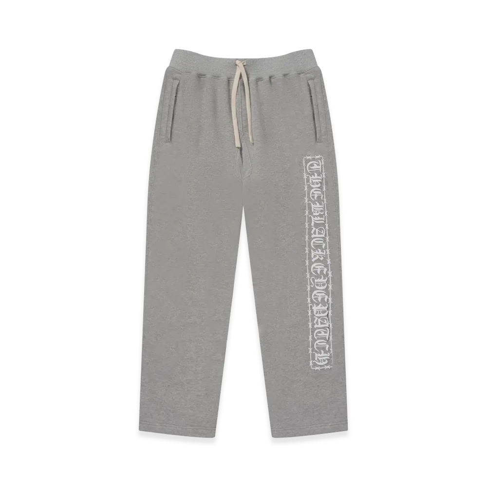 BlackEyePatch Barbed Wire Logo Kobe Terry Sweat Pants "Heather Gray"
