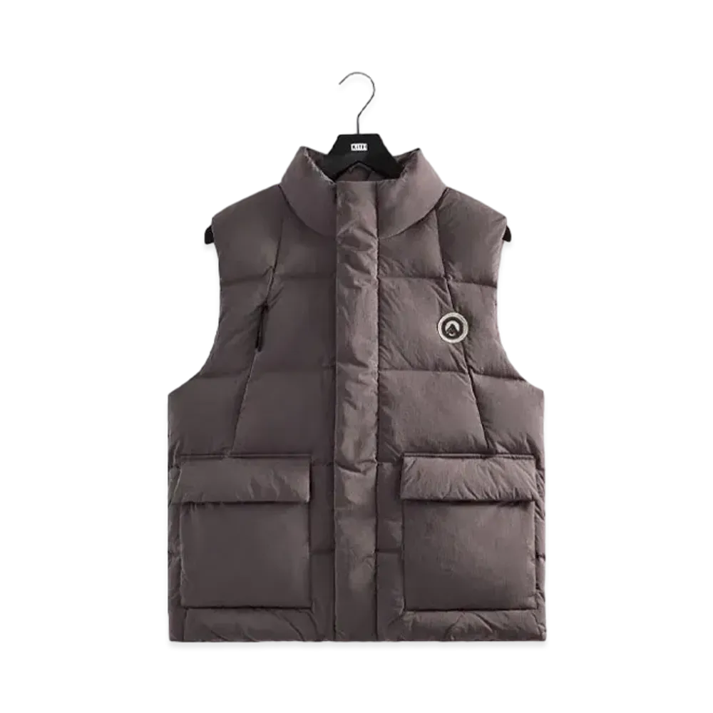 Kith Wrinkle Nylon Midi Vest "Concrete"