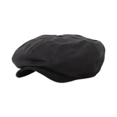 BEAMS Casket Linen Suede Visor "Black"