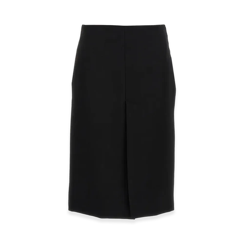GUCCI Women's Crepe Skirt "Black"