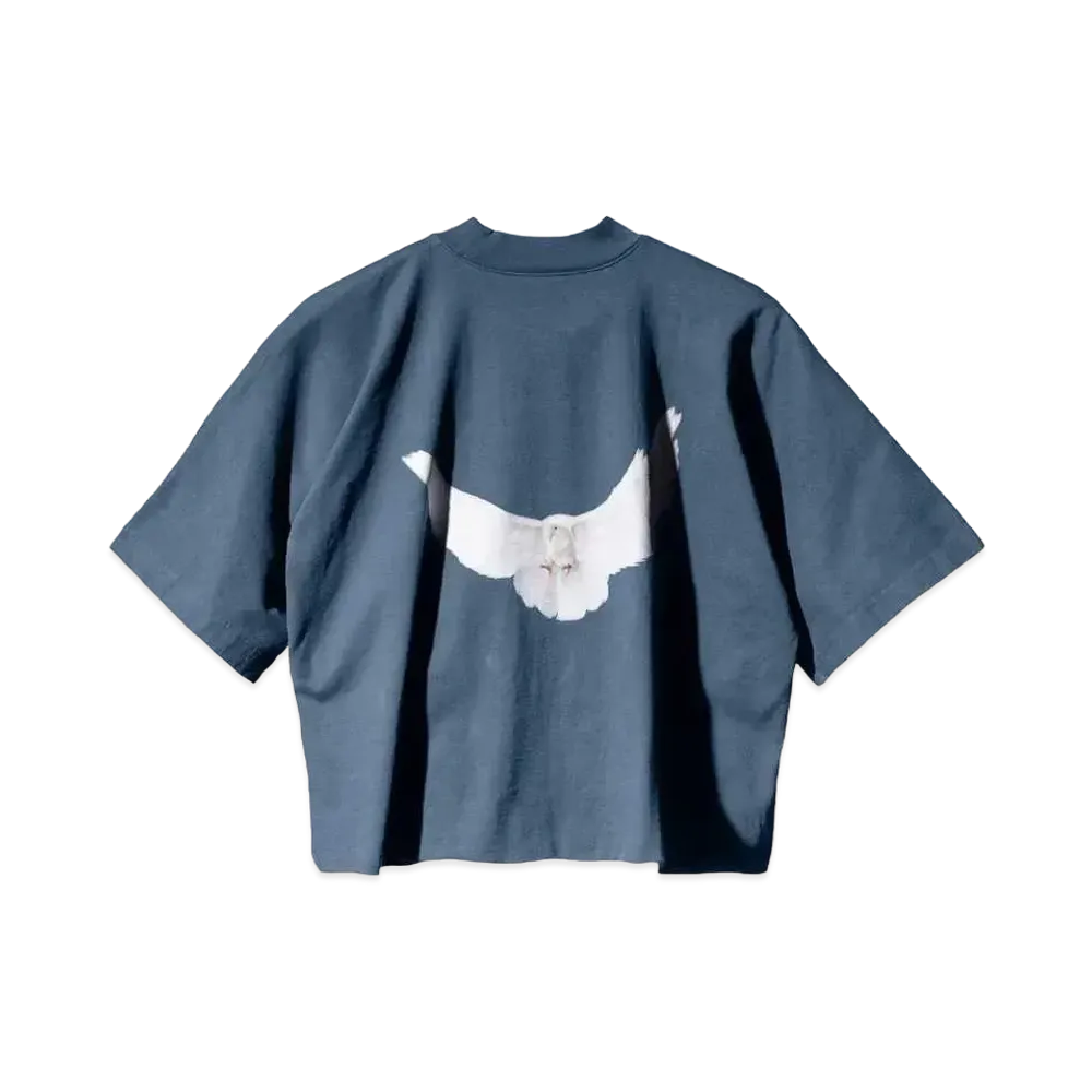 YEEZY GAP Dove No Seam Tee "Dark Blue"