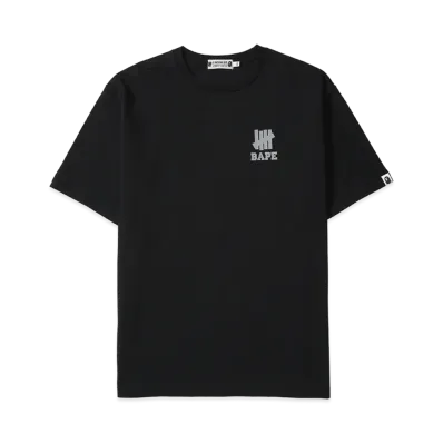 A BATHING APE / Undefeated Ape Head Tee "Black"