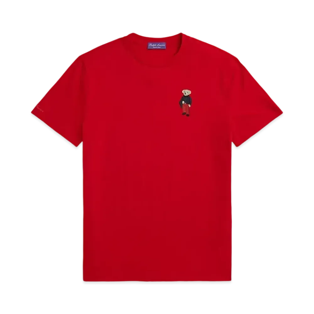 Ralph Lauren Purple Label Lunar New Year Polo Bear Tee "Red"