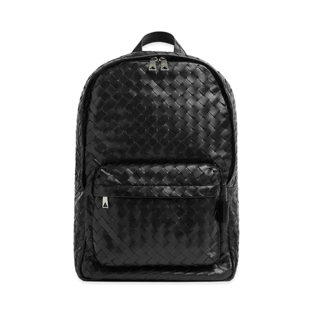 Bottega Veneta Intrecciato Backpack "Black"