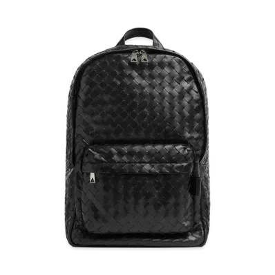 Bottega Veneta Intrecciato Backpack "Black"