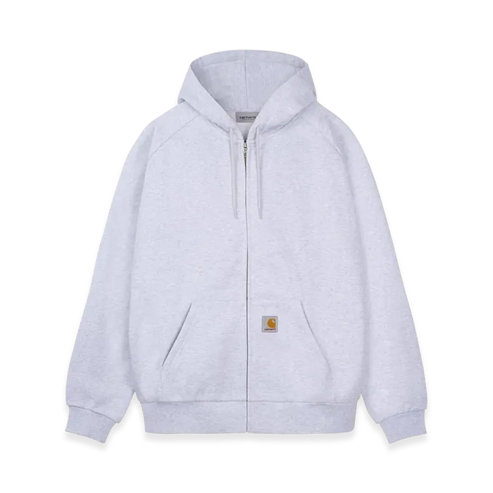 Carhartt WIP Hooded Square Label Jacket "Ash Heather"
