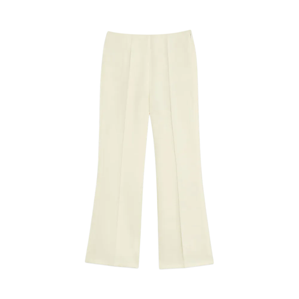 Jil Sander Women's Flared Trousers "Chalk"