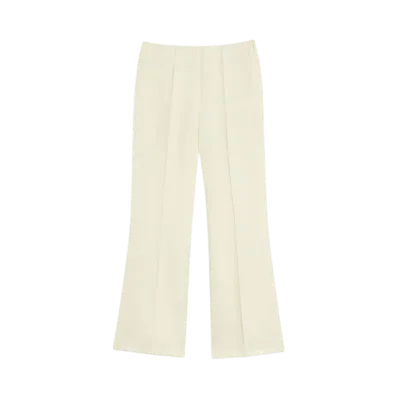 Jil Sander Women's Flared Trousers "Chalk"