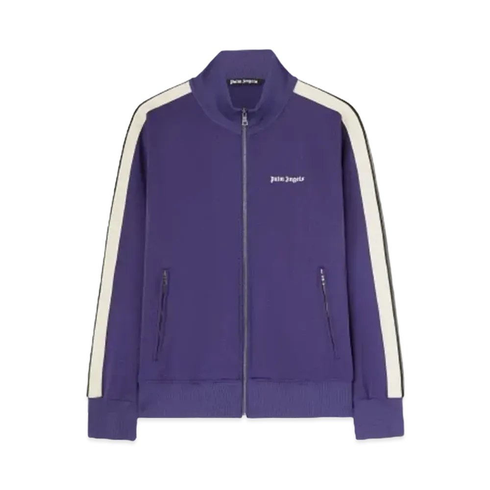 PALM ANGELS Classic Logo Track Jacket "Navy Blue/Off White"