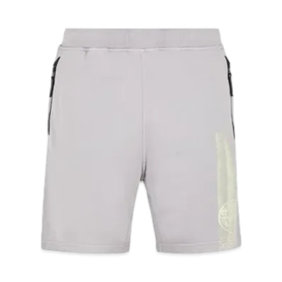 Stone Island 66865 Stripes Three Print Loose Fit Bermuda Shorts - 24SS "Dust Grey"