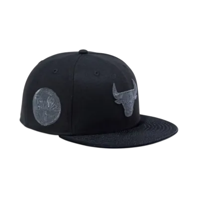NEW ERA 59Fifty Black Snake Chicago Bulls "Black"