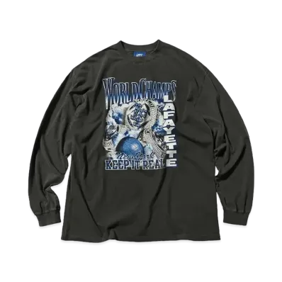 LFYT WORLD CHAMPS L/S TEE TYPE 6 -VINTAGE EDITION "VINTAGE BLACK"