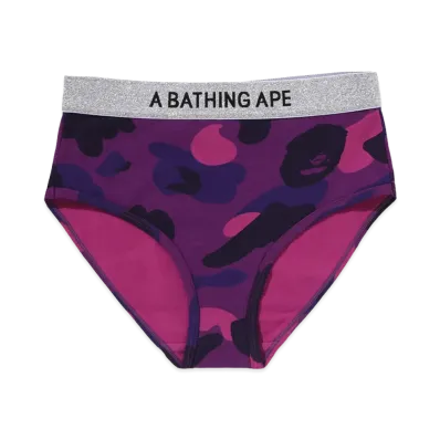 A BATHING APE Color Camo Shorts "Purple"