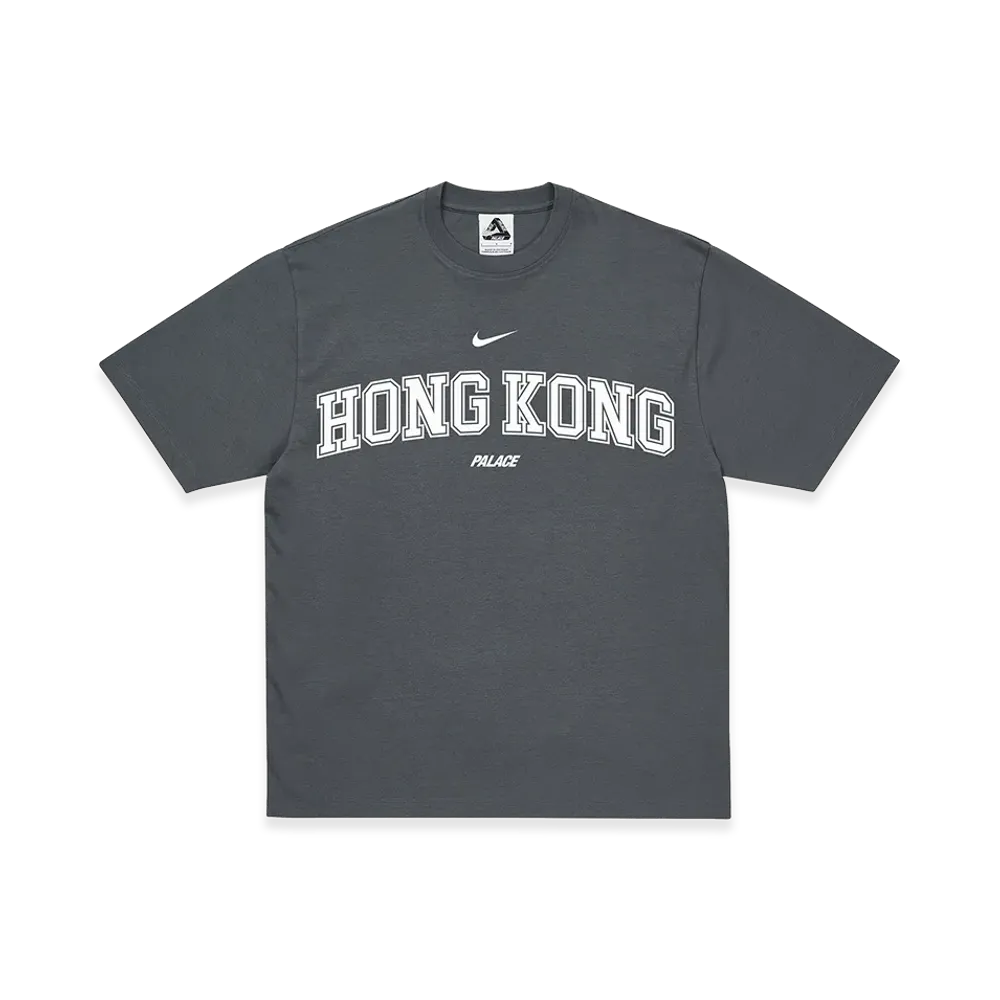 PALACE x Nike Shop T Shirt Hong Kong "Grey"