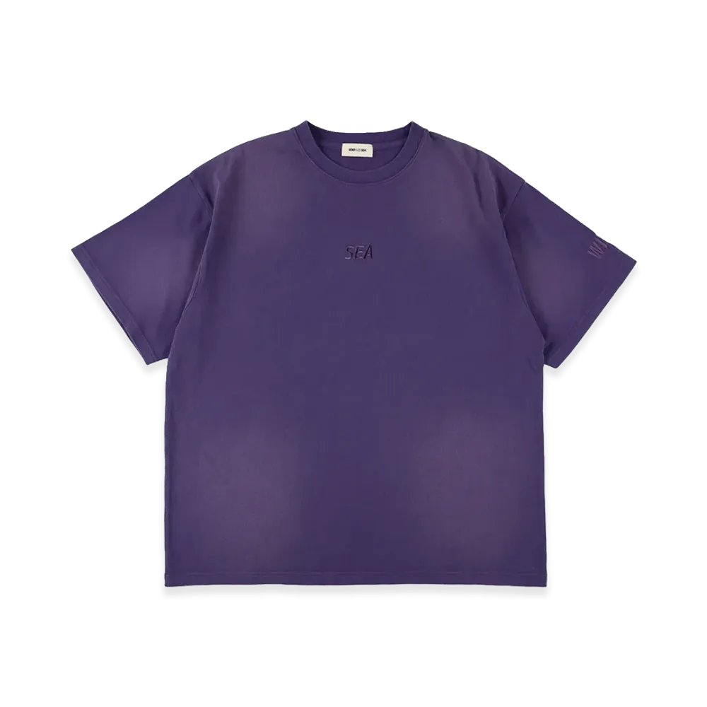 WIND AND SEA Sulfur Dyeing Logo S/S Tee "Purple"