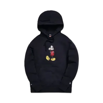 KITH Disney 90s Classic Mickey Crystal Hoodie "Black"