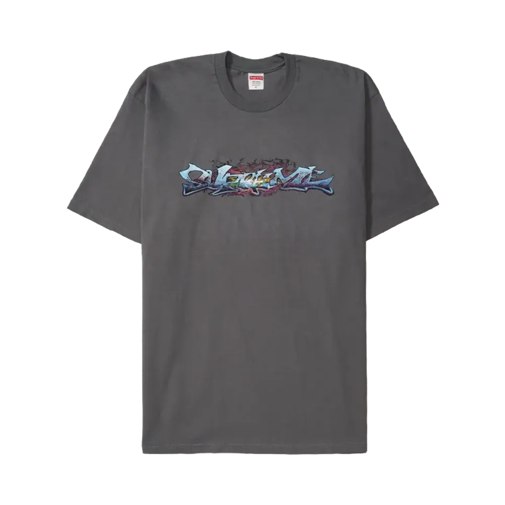 Supreme Tag Tee "Charcoal"
