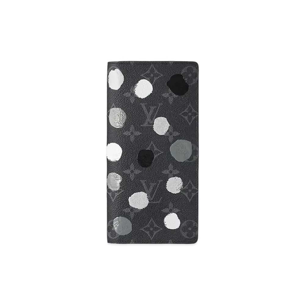 Louis Vuitton x Yayoi Kusama Brazza Wallet Monogram Eclipse Painted Dots