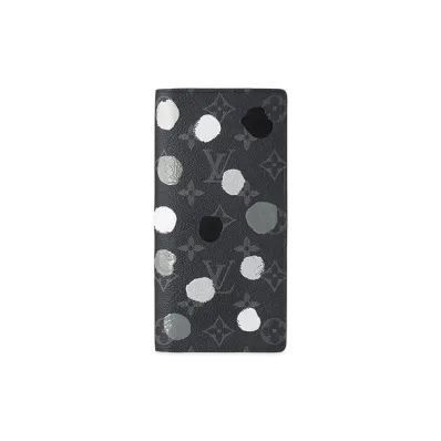Louis Vuitton x Yayoi Kusama Brazza Wallet Monogram Eclipse Painted Dots