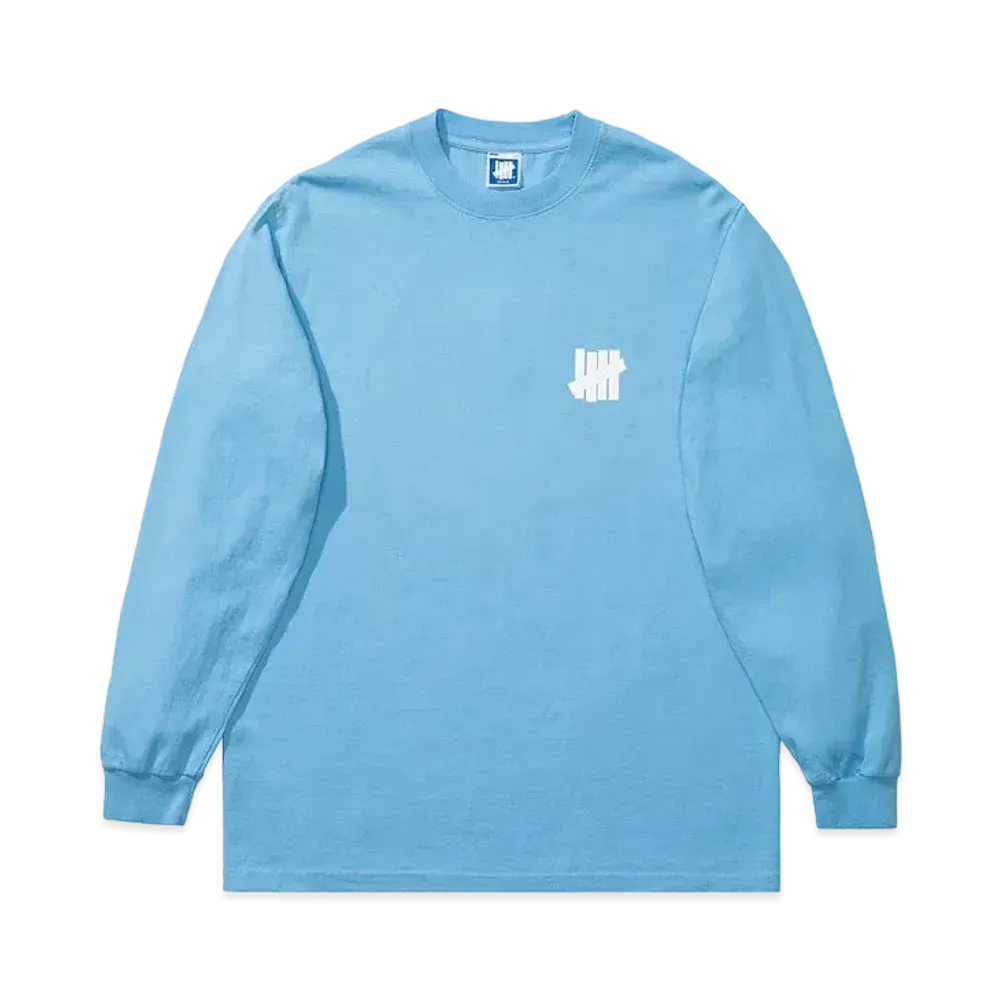 UNDEFEATED ICON L/S TEE - 80223 "Light Blue"