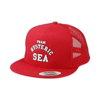 WIND AND SEA x HYSTERIC GLAMOUR Mesh Cap "Red"