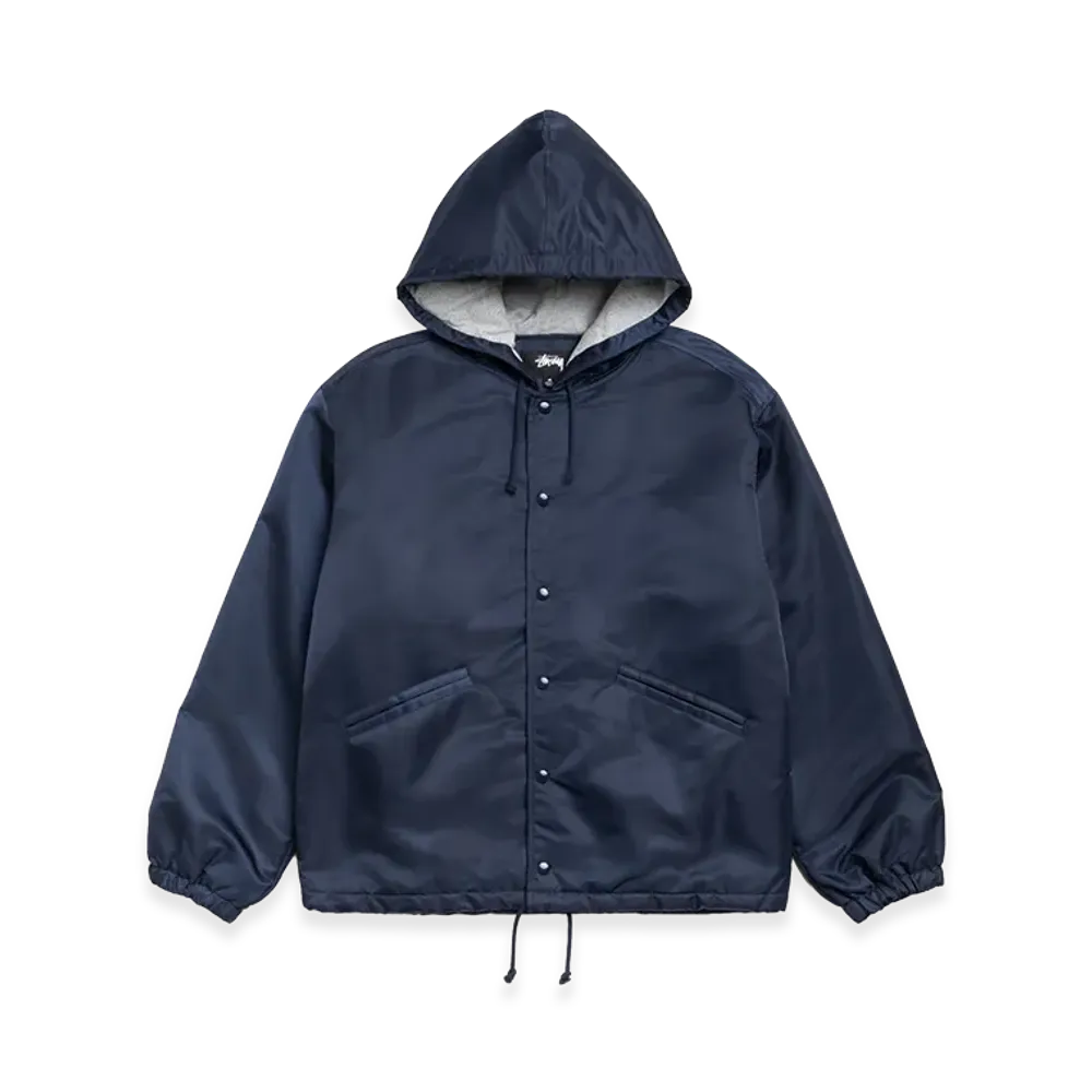 Stussy Hooded Coaches Jacket "Navy"