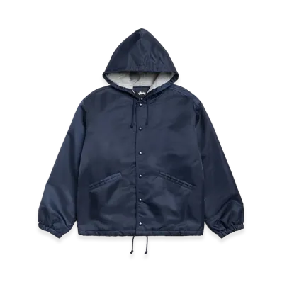 Stussy Hooded Coaches Jacket "Navy"