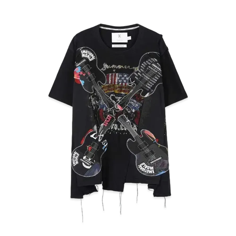 DISCOVERED x EMOTIONAL WORLD Stitch Band T-Shirt "BLACK"